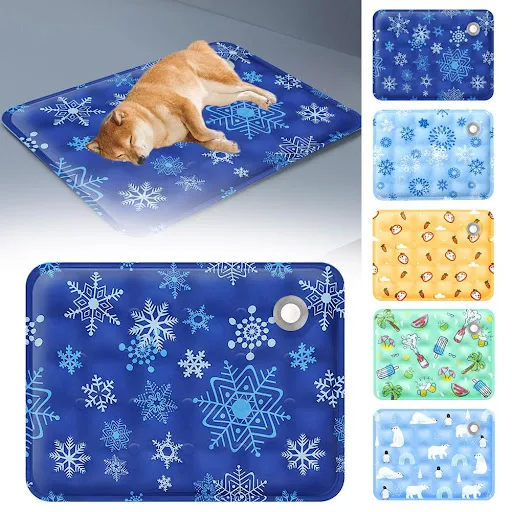 Summer Cooling Mats Blanket Ice Pet Dog Bed Mats For Dogs Cats Sofa Portable Camping Yoga Sleeping Pet Accessories D1v7
