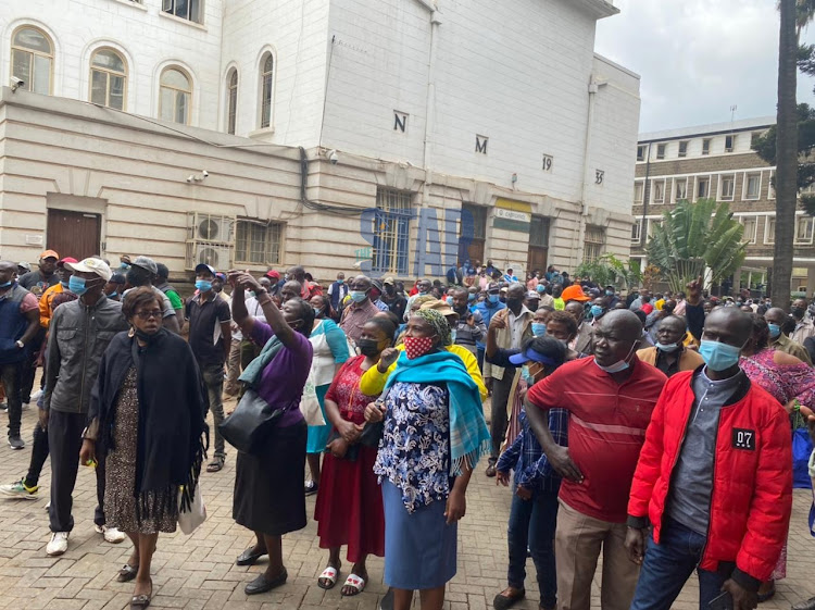 Normal county operations in the capital have been disrupted after Nairobi county government workers downed their tools.