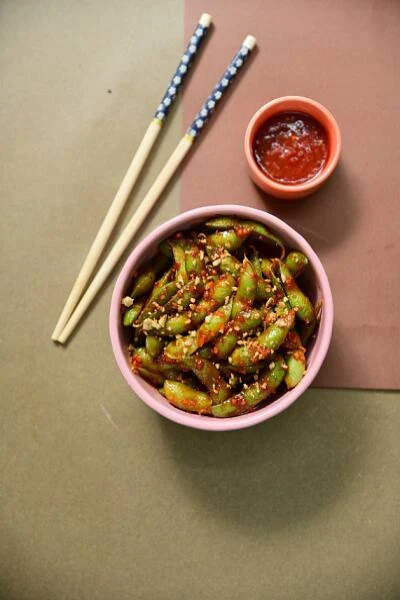 Chilli Garlic Edamame