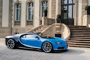 The Bugatti Chiron, the car that inspired the timepiece.