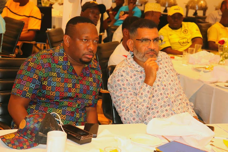 Former Nairobi Governor Mike Sonko and Mvita MP Abdulswamad Nassir during a breakfast meeting organised by the church.