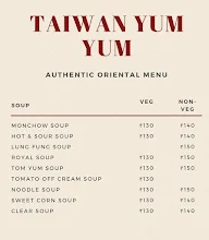 Taiwan Yum Yum menu 4