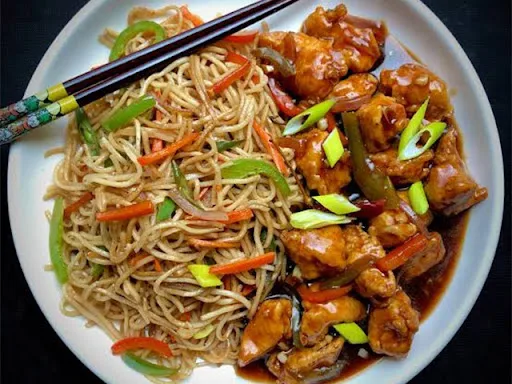 Chicken Manchurian Noodles