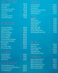 New Sila Restaurant menu 1