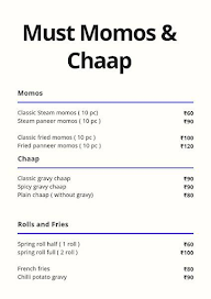 Must Momos Chaap menu 1