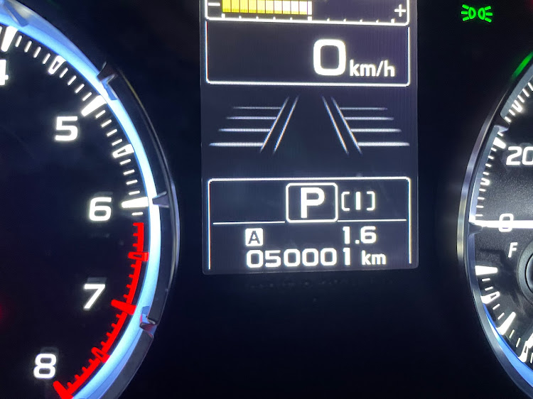 レヴォーグの50000キロ達成記念・50000km・ロングドライブに関するカスタム事例の投稿画像1枚目