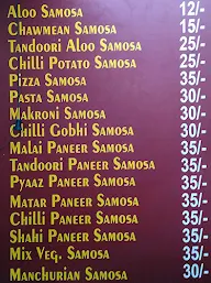 Samosa Hub menu 1