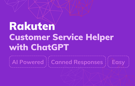 Rakuten | Customer Service Helper Preview image 0