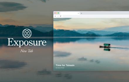 Exposure New Tab chrome extension