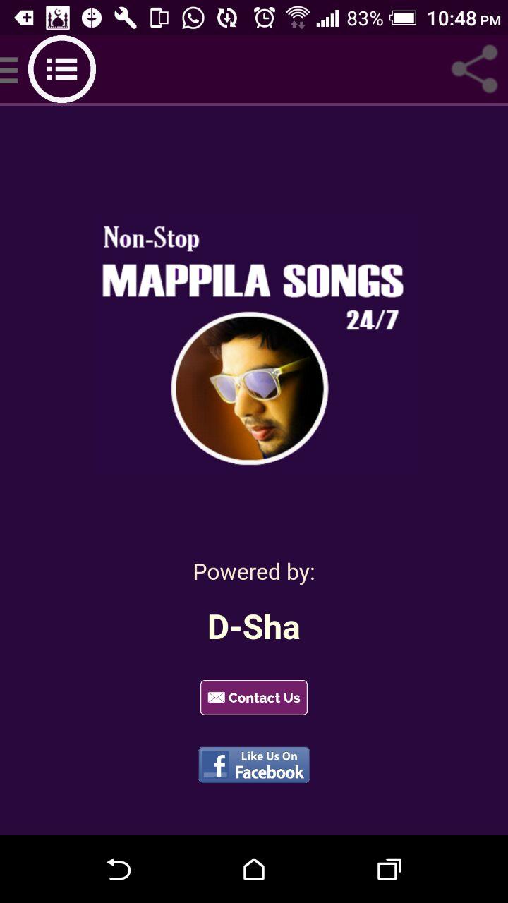 Nonstop Mappila Songs Screen 3