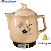 Siêu Thuốc Tự Ngắt 3.3L Ladomax Ha - 8833 Thân Gốm Tráng Men, Tự Động Ngắt Khi Thuốc Còn 1 Chén, Có Chuông Reo Khi Ngắt - Hàng Chính Hãng