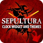 Cover Image of Download Sepultura Clock Widget And Themes 1.0 APK