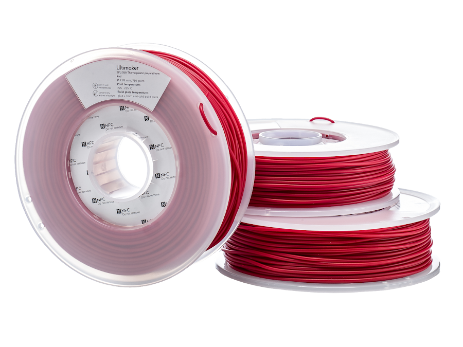 UltiMaker Red TPU Filament - 2.85mm (0.75kg)