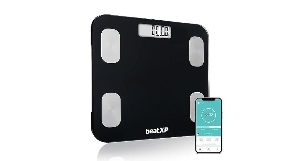 BeatXP Weighing Scale with 13 Essential Body Parameters - Top Weight Machine in India