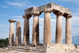 Temple of Apollo in Corinth, Greece - Stock Image - C038/3718 - Science  Photo Library