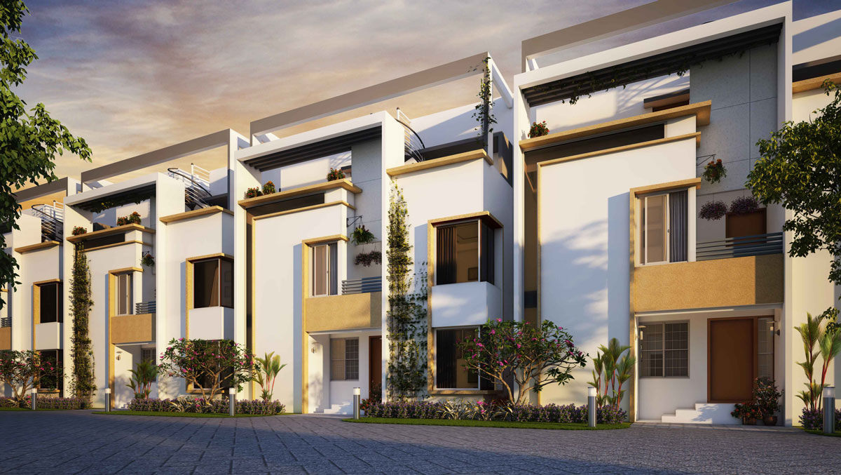 Aratt Cityscapes offers Luxury 3 BHK Row House Villas in Budigere Cross, 4 BHK Villas & Apartments for Sale in Budigere. Close to Old Madras Road/NH4. 