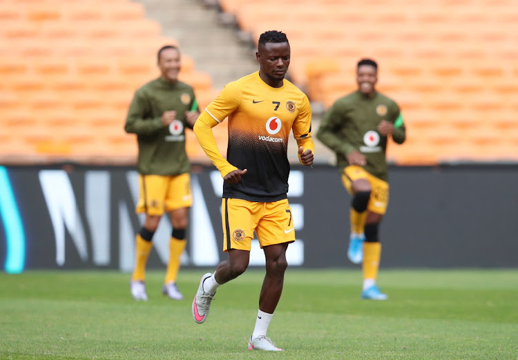 Lazarous Kambole of Kaizer Chiefs is gearing up for the Carling Black Label Cup fixture against Orlando Pirates