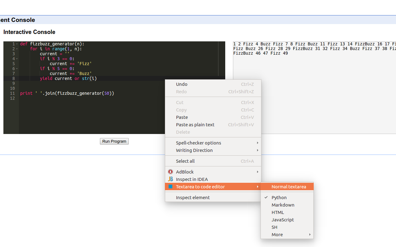 textarea to code editor Preview image 1