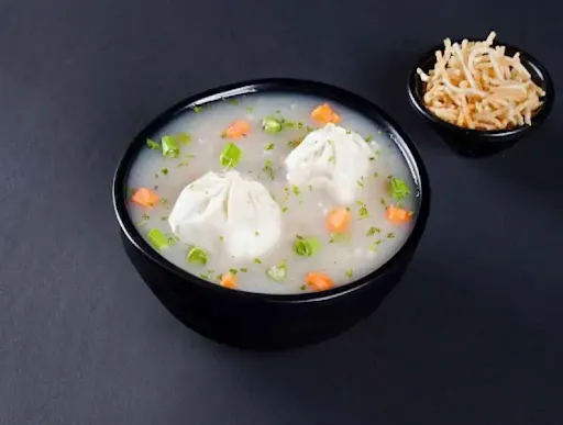 Veg Dumpling Soup