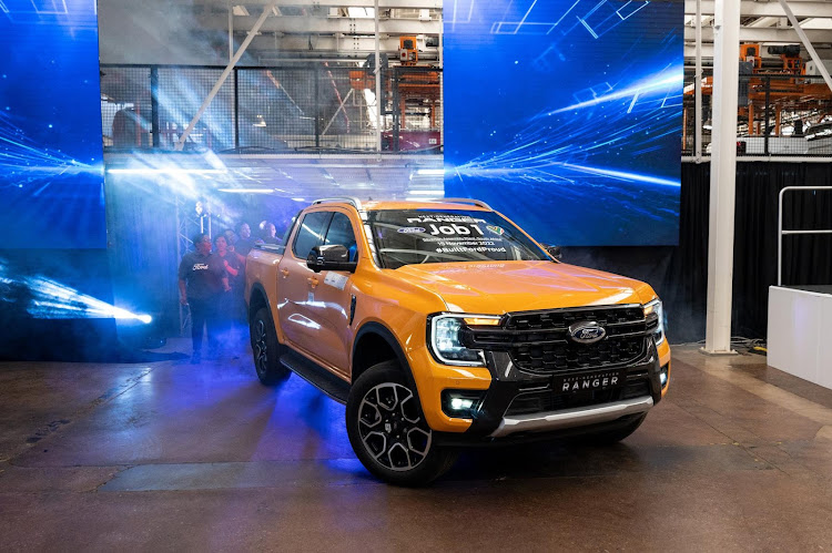 A Ford Ranger comes off the Silverton assembly line. Picture: SUPPLIED