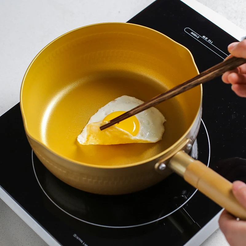 Mini-casserole antiadhésive pour aliments pour bébés, nouilles et lait chaud. Idéale pour la cuisine à domicile, facile à nettoyer.