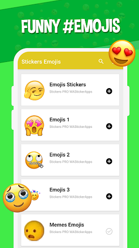 Screenshot Stickers Emojis WAStickerApps