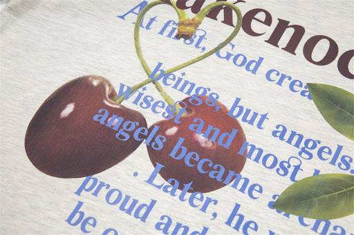 Title 12, Mens cherry printed cotton shirt for fashion, ...