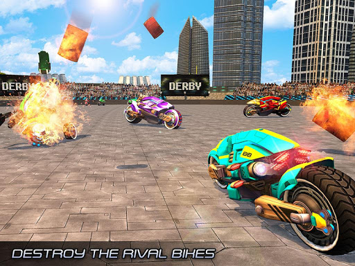 Bike Racing Futuristic Demolition Derby (Ad-Free)