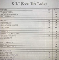 O.T.T(Over The Taste) menu 2