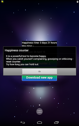 Happiness counter