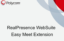 RealPresence WebSuite Easy Meet Extension small promo image