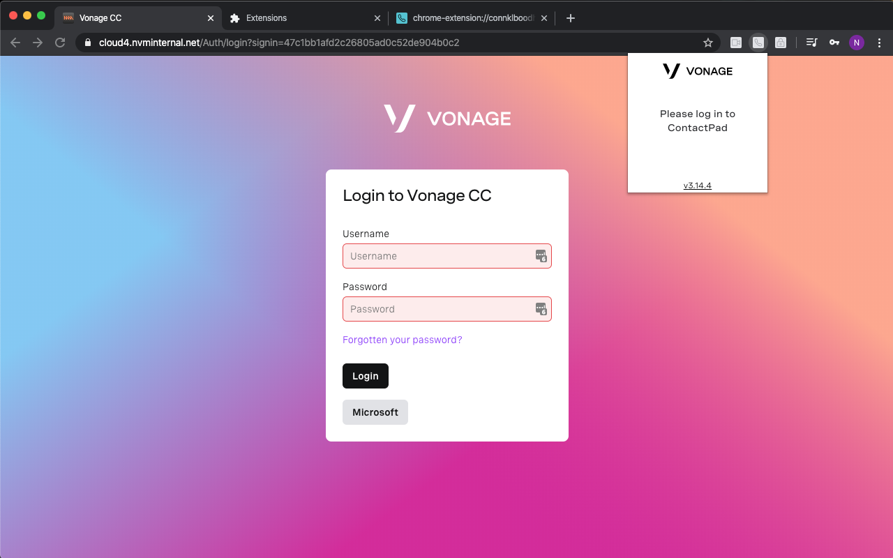 WebRTC for Vonage CC Preview image 4