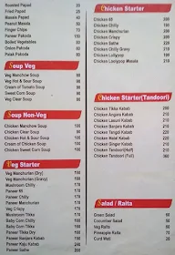 Hotel Natraj menu 8