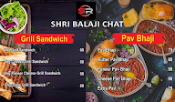 SR Shri Balaji Chat menu 2