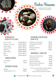 Dolce Heaven menu 1