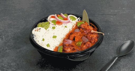 Model Town Kadhai Chicken [Steamed Rice] Bowl