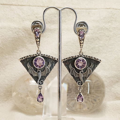 Title 8, Womens Dragon Gothic Punk Metal Earrings, add ...