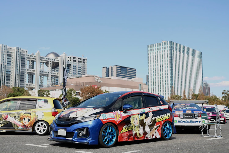 フィットの痛車に関するカスタム事例の投稿画像1枚目