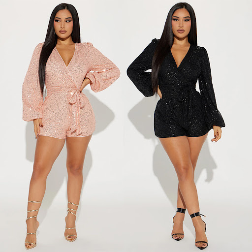 Title 5, Personalized Sequin Fashion Womens One-piece S...