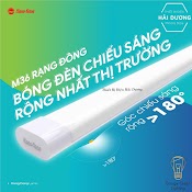 Tuýp Bán Nguyệt Rạng Đông M36 0.6M 20W - 1.2M 40W - Ánh Sáng Trắng - 3 Chế Độ Ánh Sáng - Siêu Sáng - Siêu Tiết Kiệm Điện