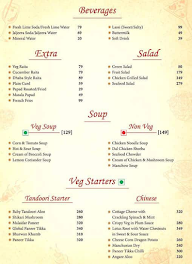 Masala Craft menu 2