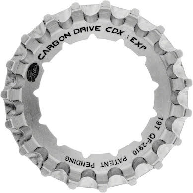 Gates CDX:EXP Centerlock Rear Sprocket - 21t - Rohloff Splined - Silver alternate image 0