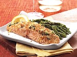 Lemon- and Parmesan-Crusted Salmon was pinched from <a href="http://www.bettycrocker.com/recipes/lemon--and-parmesan-crusted-salmon/9106480d-dc2e-4a69-8a4b-6e5f19214549?sc=Dinner with 10-Minutes Prep" target="_blank">www.bettycrocker.com.</a>