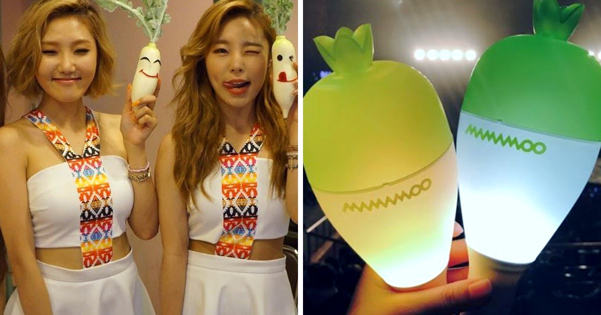 Mamamoo: Hand Holding Glowing Lightstick Moomoo Fandom Merch