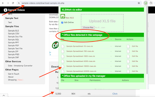 XlsWork XLS editor for spreadsheets