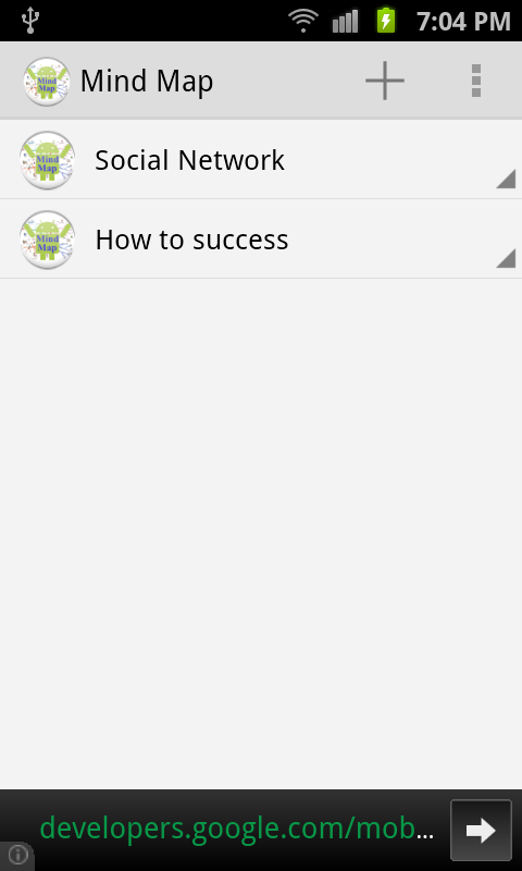 Android application Mind Map Free Mind Memo Free screenshort