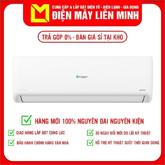 Máy Lạnh Casper Gc - 12Is35 Inverter 1.5Hp - Hàng Chính Hãng (Chỉ Giao Hcm)