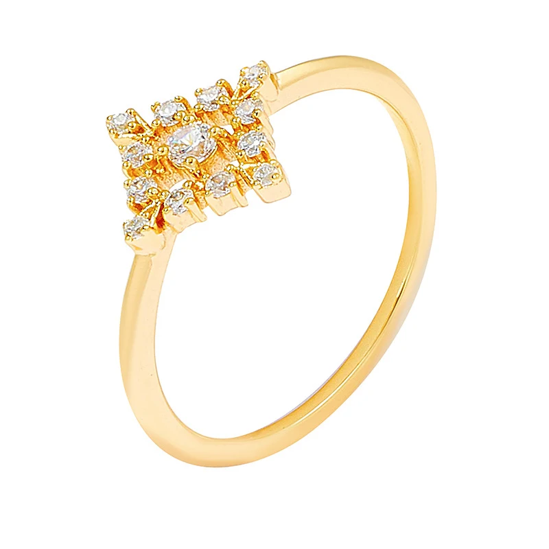 Title 2, Japanse Kunst Retro Diamantring. Uniek design g...