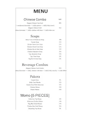 Indian Coffee House Restaurant menu 5