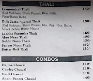 Dilli Zaika menu 5